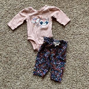Baby girl Carter’s outfit
